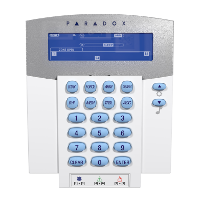K38  32 ZONE WIRELESS ICON KEYPAD 868MHz