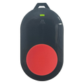 REM101M 1 BUTTON REMOTE GREY/RED