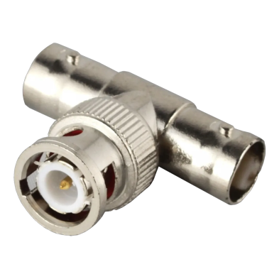 PR-C03 T CONN BNC MALE TO 2 BNC FEMALE