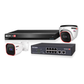 16IP - 16CHNVR + 8 BULLET + 8 DOME + 2x8CH POE SWITCH