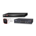 16IP - 16CHNVR + 16 BULLET + 2x8CH POE SWITCH