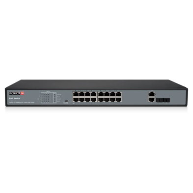 PoE-16250C+2Combo-V2 16-Port PoE Switch, 16x 10/100 Mbp