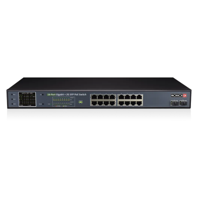 POE-16250GCL+2SFP 16 Port GIGA POE SWITCH 100/1000