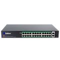 27-PORT FULL GIGABIT POE FIBER