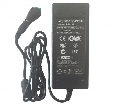 PSU 12v 5 AMP INCL DC PLUG / FIG 8 + PLUG TOP