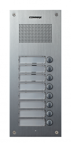 DR-8UM (L)  8 BUTTON ENTRY STN FLUSH MOUNT