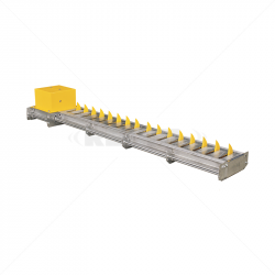 Centurion Barriers Claws Spike System 4.5m Indep Drive Flushmount