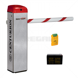 Centurion Traffic Barrier SECTOR II Boom4.5m 316SS incl Loop Dete+Pole