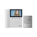 Commax 4.3 Expandable Col Video Intercom Kit with Pinhole Gate Statio