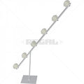 Fence Pole - 6Line TPole White
