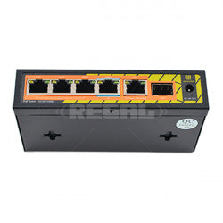 GENATA 4 Port Gigabit PoE Extender + 1 Gbps RJ45 + 1 SFP (No PSU)
