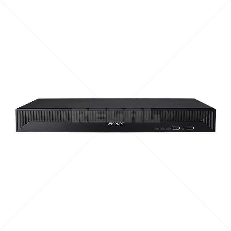 Hanwha 16 CH Q-Series NVR 128Mbps PoE HDMI & VGA 2 SATA Bays