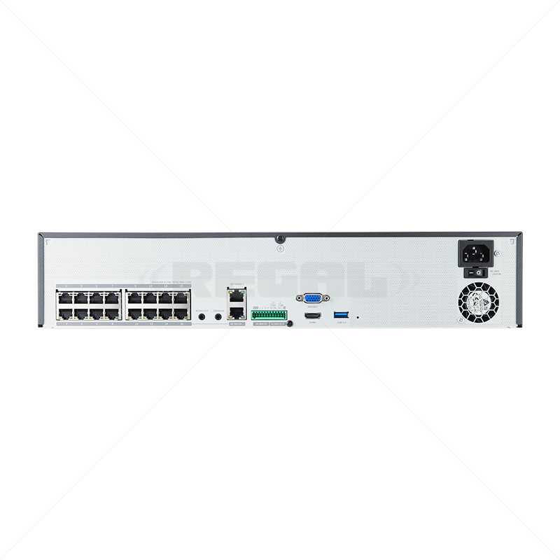 Hanwha 16 CH X-Series NVR 140Mbps 16 PoE HDMI & VGA 4 SATA Bays