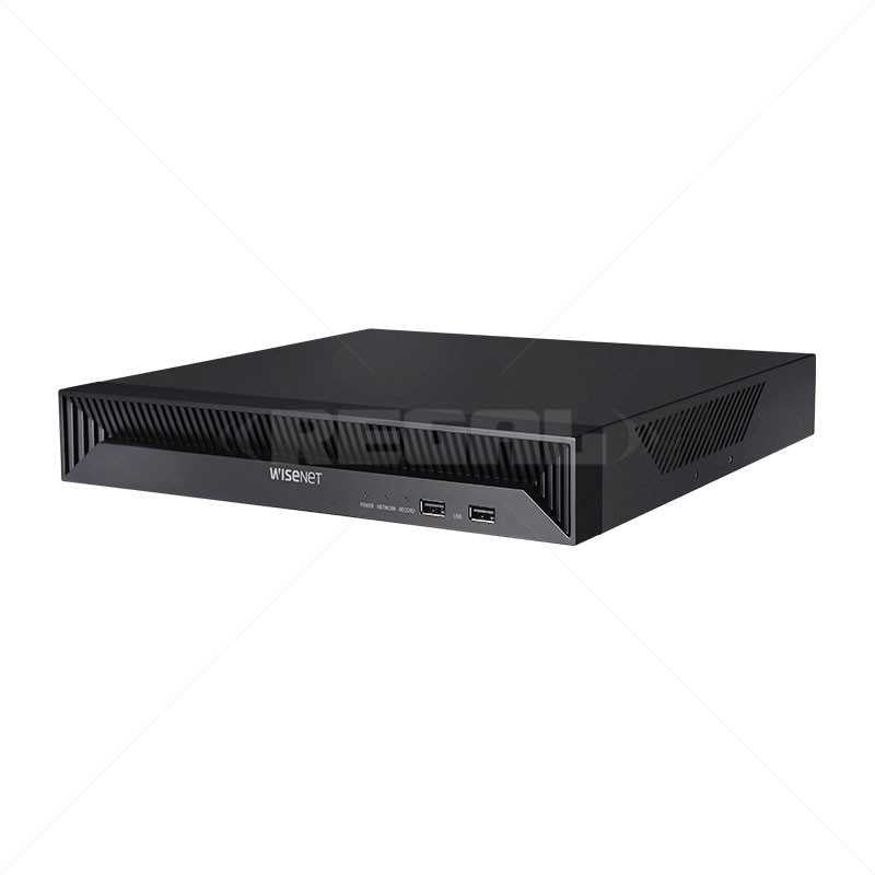 Hanwha 8 CH Q-Series NVR 80Mbps PoE HDMI & VGA 1 SATA Bays