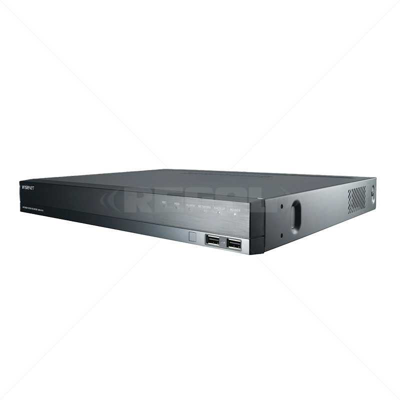 Hanwha 8 CH X-Series NVR 100Mbps PoE HDMI & VGA 8 SATA Bays