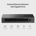 Mercusys 8 Port Gigabit Desktop Switch - Metal Case
