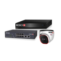 08IP - 8CHNVR + 8 DOME + 8CH POE SWITCH Code: PC-5630