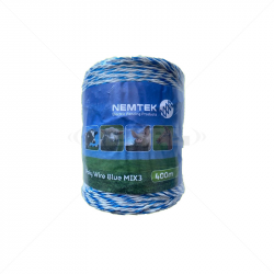 Nemtek Agri Poly Wire - Blue MIX3 - 400m