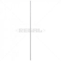 Nemtek Fence Accessories Stay - 1m x 10mm White