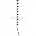 Nemtek Fence Pole-10Line SQT Juras Galv Angled B/B