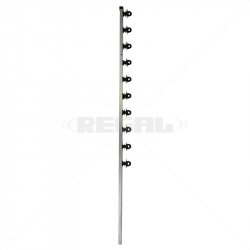 Nemtek Fence Pole - 10Line Square Tube Jurassic Galv Straight BB