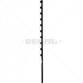 Nemtek Fence Pole - 10Line Square Tube Straight Black