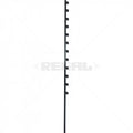 Nemtek Fence Pole - 12Line Square Tube Straight Black