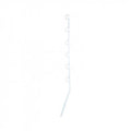 Nemtek Fence Pole - 6Line Flat Bar Angled White