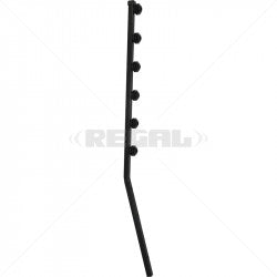 Nemtek Fence Pole - 6Line Square Tube Angle Black