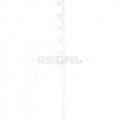 Nemtek Fence Pole - 6Line Square Tube Jurassic Galv Straight Powder C