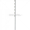 Nemtek Fence Pole - 6Line Square Tube Straight White
