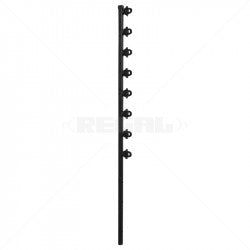 Nemtek Fence Pole-8L SQT Juras Galv P/Coat Straight B/B