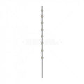 Nemtek Fence Pole - 8Line Round Bar White