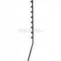 Nemtek Fence Pole - 8Line Square Tube Angled Black