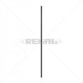 Nemtek Fence Pole Modulas Bracket 1960mm 20 Line incl Caps