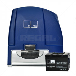 Nice Gate Motor Drive 1000 Gate Motor Kit + Batt (NO Rack + TX) GA01