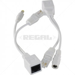 Passive 10-100 Data and Power Injector Splitter Kit (12-15V)