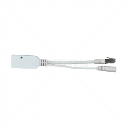 Passive Gigabit PoE Injector or Splitter from 12V to 56V up to 50m
