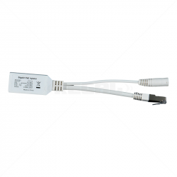 Passive Gigabit PoE Injector or Splitter from 12V to 56V up to 50m